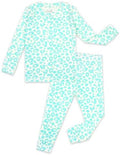 moimoln Cotton Modal Baby Toddler Pajamas Check Solid Leopard 6M-8Y by moimoln
