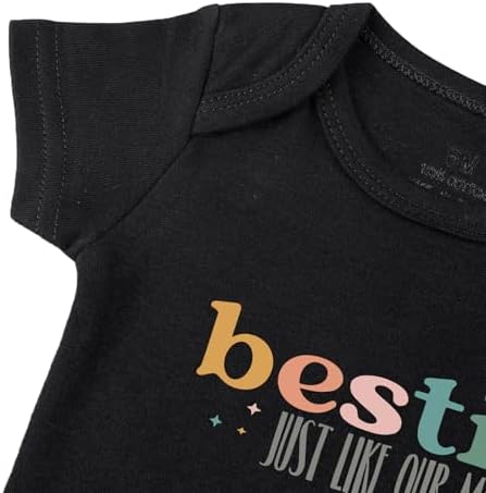 Besties Just Like Our Moms Baby Bodysuit Best Friend Baby Bodysuit Mom Besties - Image 5