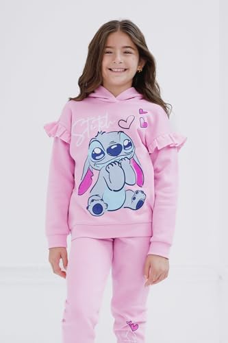 Disney Girls' Fleece Hoodie and Jogger Set - Image 3