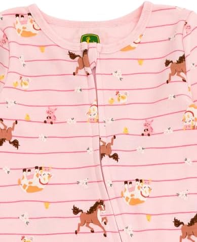 John Deere Baby Boy or Girl Footed Sleep N Play Coverall Newborn - Image 3