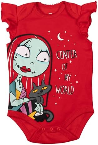 Disney Nightmare Before Christmas Baby 5-Pack Short Sleeve Bodysuits - Image 3