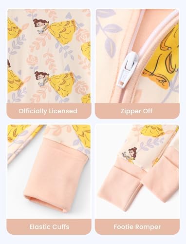 Disney Baby Organic Cotton Zip Footie Clothes Romper Outfit - Image 6