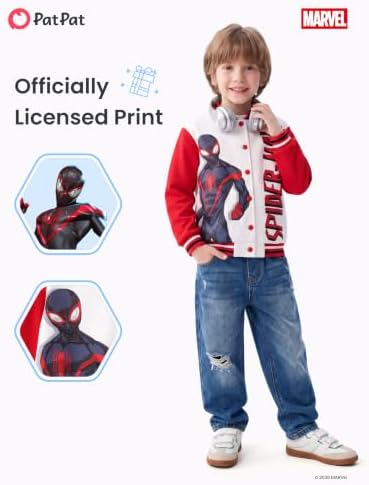 Disney Bomber Jacket Spider Man Marvel Toy Story Cars Varsity Cardigan2-13Y - Image 4