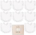 Oiomniv Muslin Baby Bibs, 100% Cotton Bandana Drool Bibs Soft Cotton Adjustable by Oiomniv