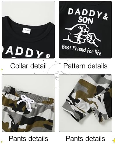 YALLET Baby Toddler Boy Clothes Fall Winter Outfit Long Sleeve Sweatshirts - Image 2