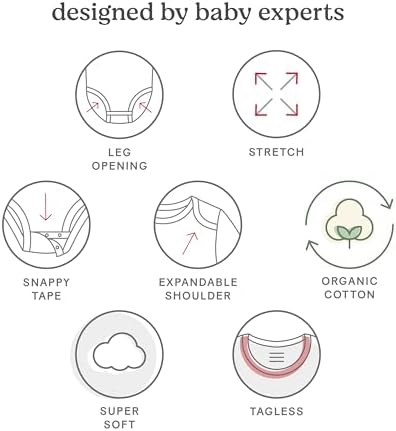 HUGGIES Baby 5-pack Elevated Bodysuit - Image 5