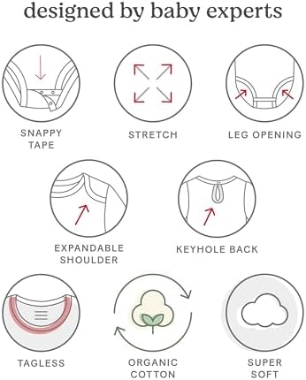 HUGGIES Baby 5-pack Elevated Bodysuit - Image 6