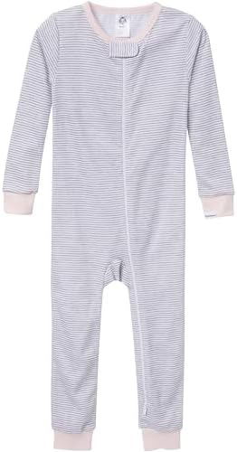 Gerber Baby Girls 3-Pack Snug Fit Footless One Piece Cotton Pajamas - Image 3