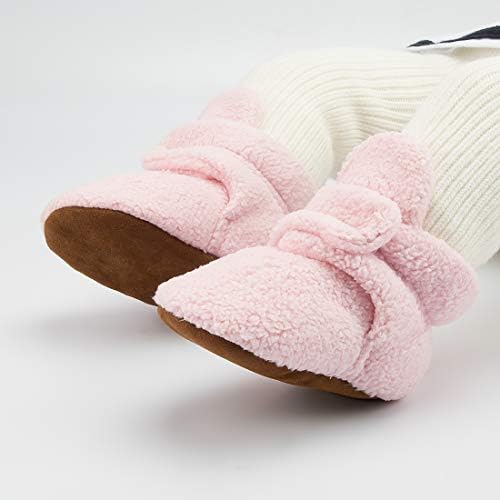 HsdsBebe Unisex Newborn Baby Cotton Booties Non-Slip Sole - Image 2