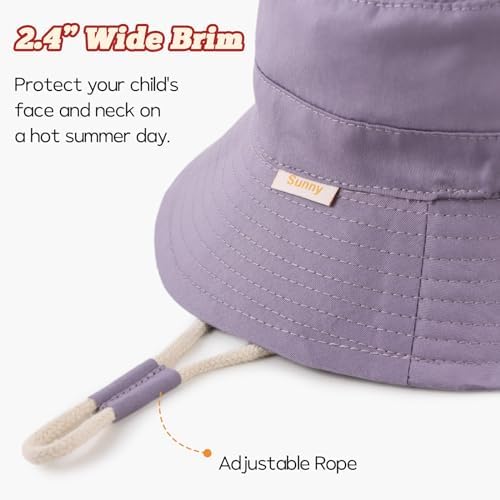 Bamery Baby Toddler Girls Bucket Hat Newborn Sun Hats - Image 3