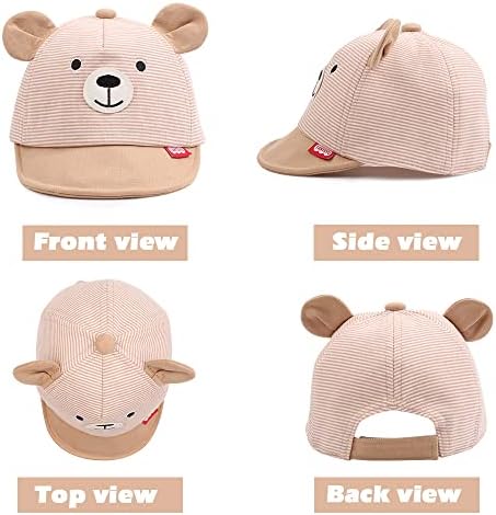 JANGANNSA Baby Duck Cap Infant Kids Sun Hat Bear Cute Cartoon Caps Spring Summer - Image 2