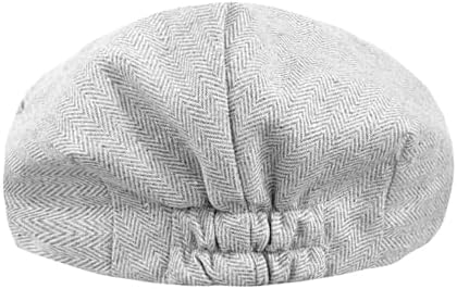 A&J DESIGN Baby Boys Newsboy Cap Toddler Kids Tweed Vintage Flat Hat - Image 2