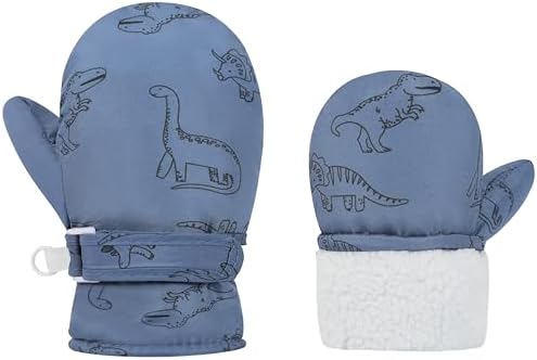 Infant Baby Toddler Winter Mittnes Lined Fleece Snow Gloves - Image 2