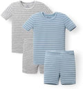 AVAUMA Stripe Pattern Baby Boys Girls Pajama Set Kids Toddler Snug fit Ribbed by AVAUMA