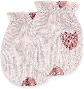 MAMIMAKA Baby Hat and Mittens Set Newborn Baby Hats Caps - Image 6