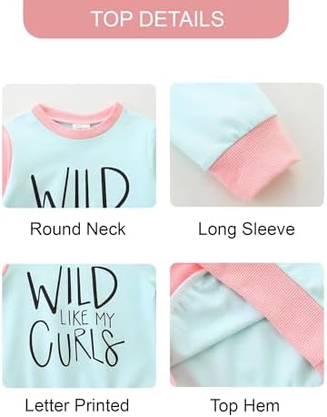 Toddler Baby Girl Clothes Fall Winter Long Sleeve Sweatshirt - Image 4