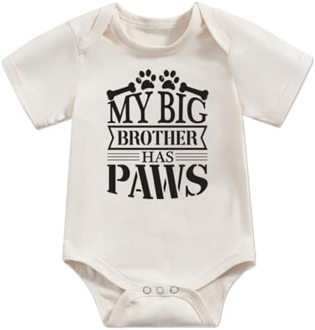 Newborn Infant Baby Bodysuit Funny Letters Print Clothes Short Sleeve Romper by Unknown