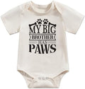 Newborn Infant Baby Bodysuit Funny Letters Print Clothes Short Sleeve Romper by Unknown