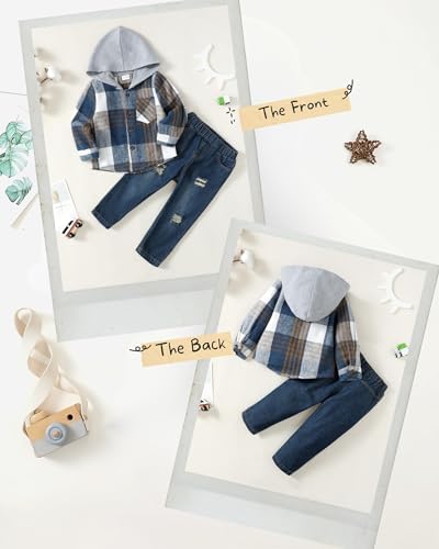 XUANHAO Baby Boy Clothes Toddler Outfits Hoodie Jeans Clothing 12 Months-5T - Image 4
