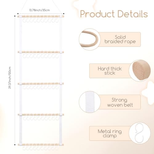 POVETIRE Headband Holder for Girls Baby Headband Organizer Head Bands Hair - Image 3