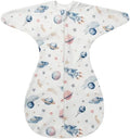 ZIGJOY Swaddle Sleep Sack 6-12 Months, 1.0 Tog Cotton Baby Swaddle Blanket by ZIGJOY