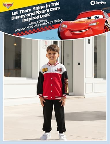 Disney Bomber Jacket Spider Man Marvel Toy Story Cars Varsity Cardigan2-13Y - Image 5