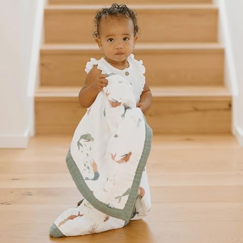 Little Unicorn Newborn Receiving Quilt | Ultra- Soft - Image 6