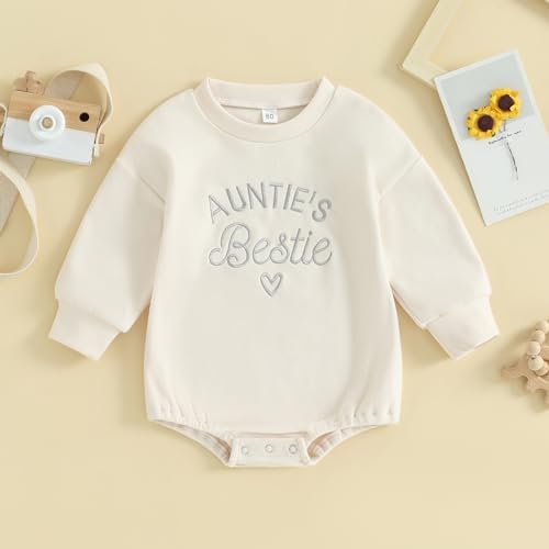 VISGOGO Newborn Infant Baby Boy Oversized Romper Sweater Bodysuits Coming Home - Image 2
