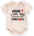 hrcfbk Infant Baby Boys Girls Bodysuit Newborn Short Sleeve Funny Letters Print by Hrcfbk