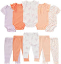 Ruliby Baby Bodysuit and Pant Set Summer Ribbed Mix Match Infant Clothes by Ruliby
