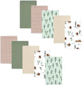 Luvable Friends Hudson Baby Flannel Burp Cloths 10pk, Forest Trail by Luvable+Friends