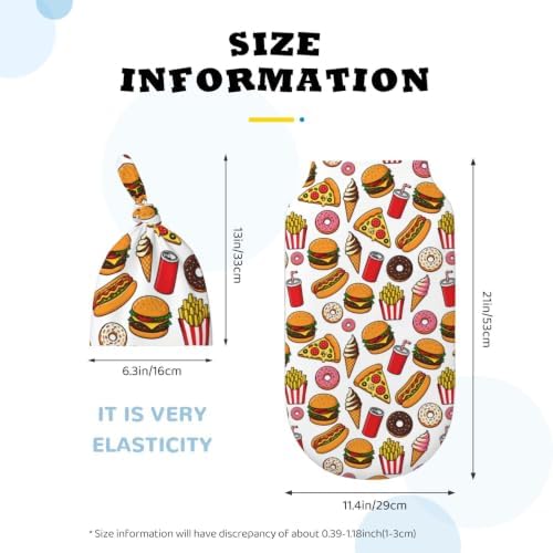 Pizza Swaddle Blankets Soft Receiving Blanket Baby Swaddle Wrap - Image 3