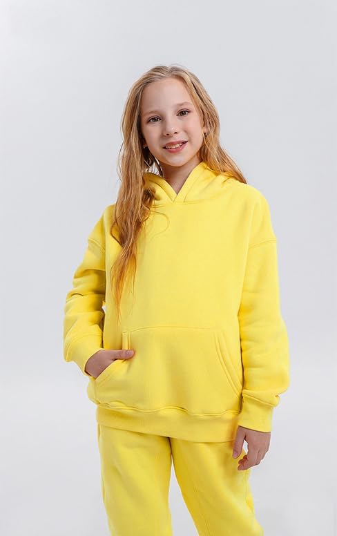 Toddler Boys Girls Sweatshirt Cotton Solid Fall Pullover Hoodie | Long Sleeve - Image 2
