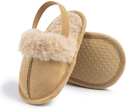 Infant Baby Boys Girls Slippers Cozy Fleece Booties - Image 4