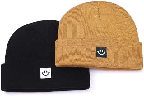 MaxNova 2 Pack Baby Beanie Fleece Lined Knit Toddler Hat - Image 2