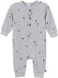 Modern Moments by Gerber Baby Henley Waffle Knit Romper by ModernMomentsbyGerber