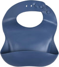 Three Little Tots Modern Silicone Baby Bib – Adjustable Fit Waterproof Catch by ThreeLittleTots