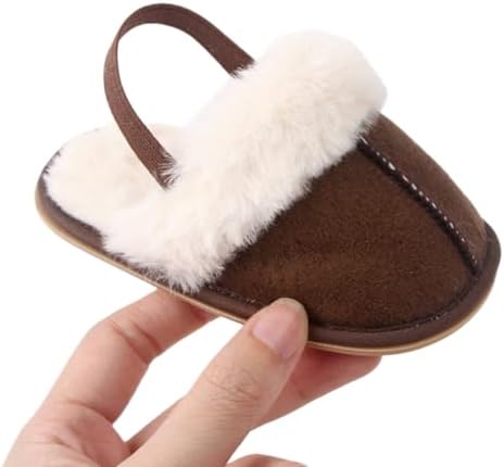Baby Shoes Pink Leopard Baby Girl Slippers Non-Slip Soft Sole Toddler First - Image 3