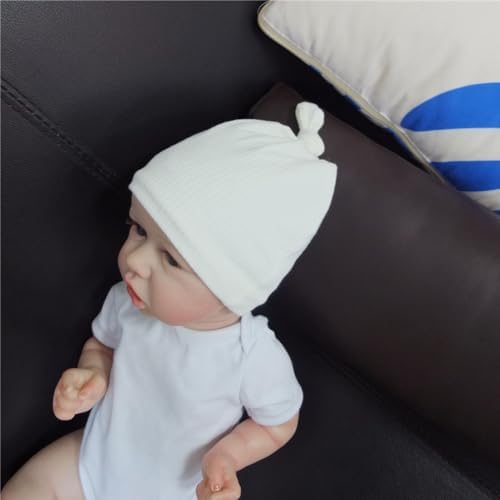 Silky Satin Lined Newborn Hat Hair Care Knot Beanie Hats - Image 6