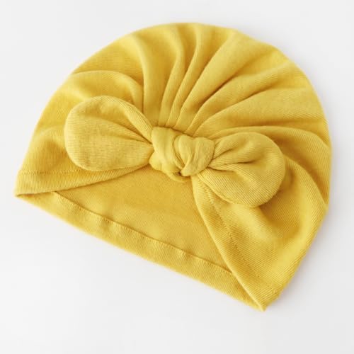 BQUBO Baby Turban Hats and Mittens Set Newborn Infant Hospital Hats Caps - Image 6