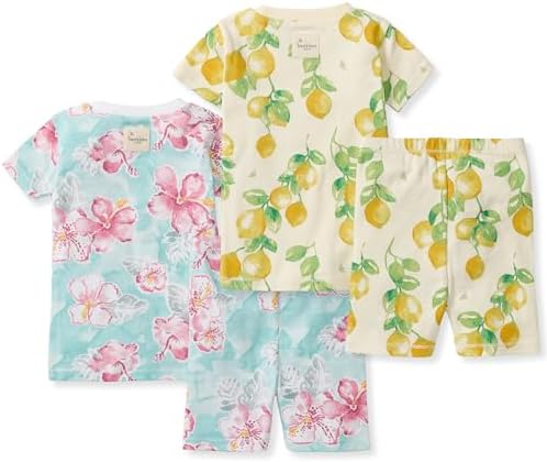 Burt's Bees Baby Unisex Organic Cotton Short Sleeve & Shorts PJ Set, 2-PC | - Image 2