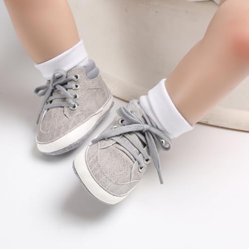 Baby Boys Girls Booties Fleece Anti-Slip Soft Sole Boots Toddler First Walker - Image 3