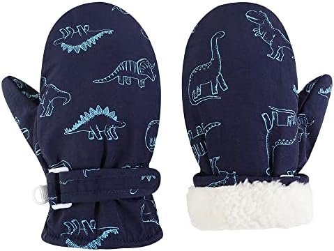 Toddler Mittens Lined Fleece Snow Gloves by Fynnsure