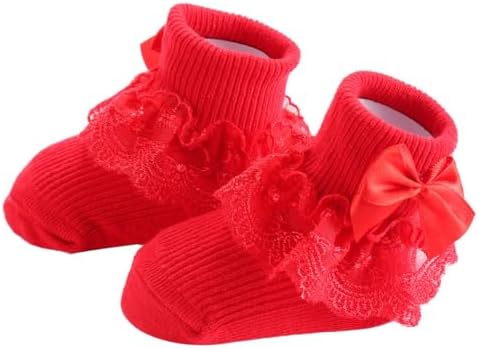 PrinceSasa Little Baby Girl Princess Lace Ruffles Socks Set - Image 2