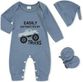 GRNSHTS Newborn Baby Boy Romper Coming Home Outfits Letter Print Bodysuit by GRNSHTS
