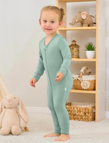 Jimonda Unisex Baby Zipper Footies Pajamas 3-Pack - Image 3