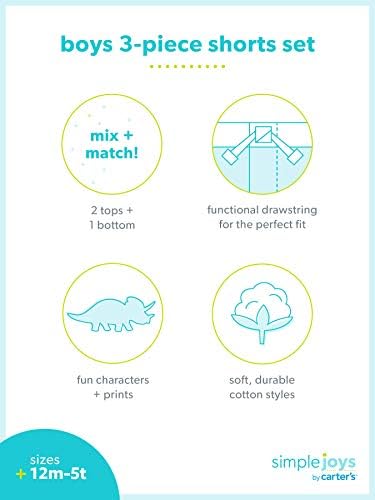 Simple Joys by Carter's Baby Boys 3-piece Playwear Set - Image 2