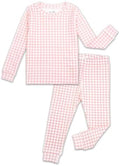moimoln Cotton Modal Baby Toddler Pajamas Check Solid Leopard 6M-8Y by moimoln