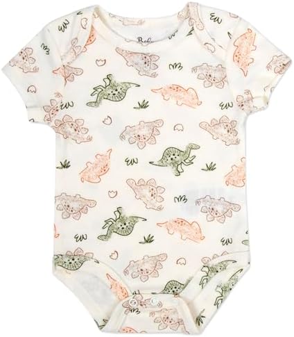 Baby Essentials Baby Boys 5 Piece Bodysuit Set - Image 4