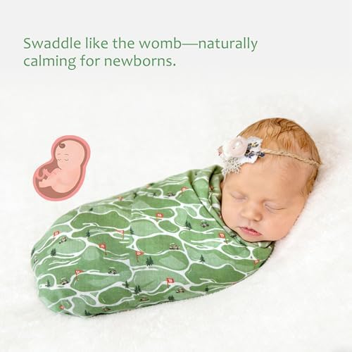 Baby Swaddle Blankets, Bamboo Muslin Receiving Blanket | 1-Pack, Lightweight & - Image 4